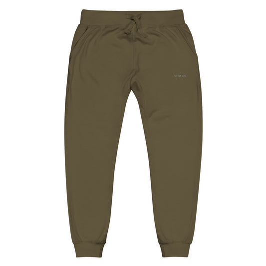 Embroidered Fleece Sweatpants | Cozy Embroidery Joggers