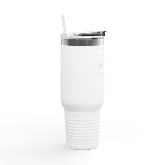 Crossed Tennis Rackets 40oz Insulated Travel Mug | Sports Tumbler
