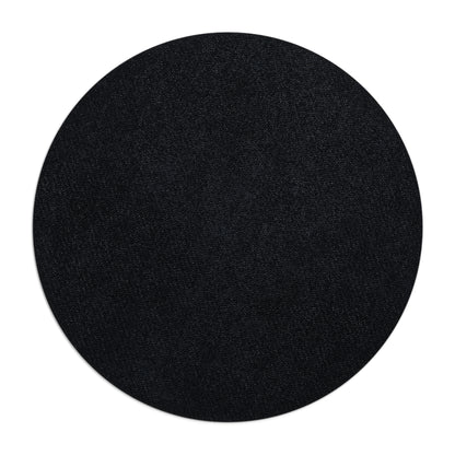 Mouse Pad | Round Sketch Pattern, Office Desk Mat