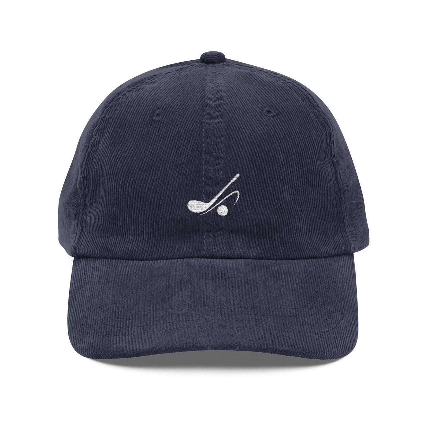 Minimal Golf Embroidery Cap | Corduroy Baseball Hat