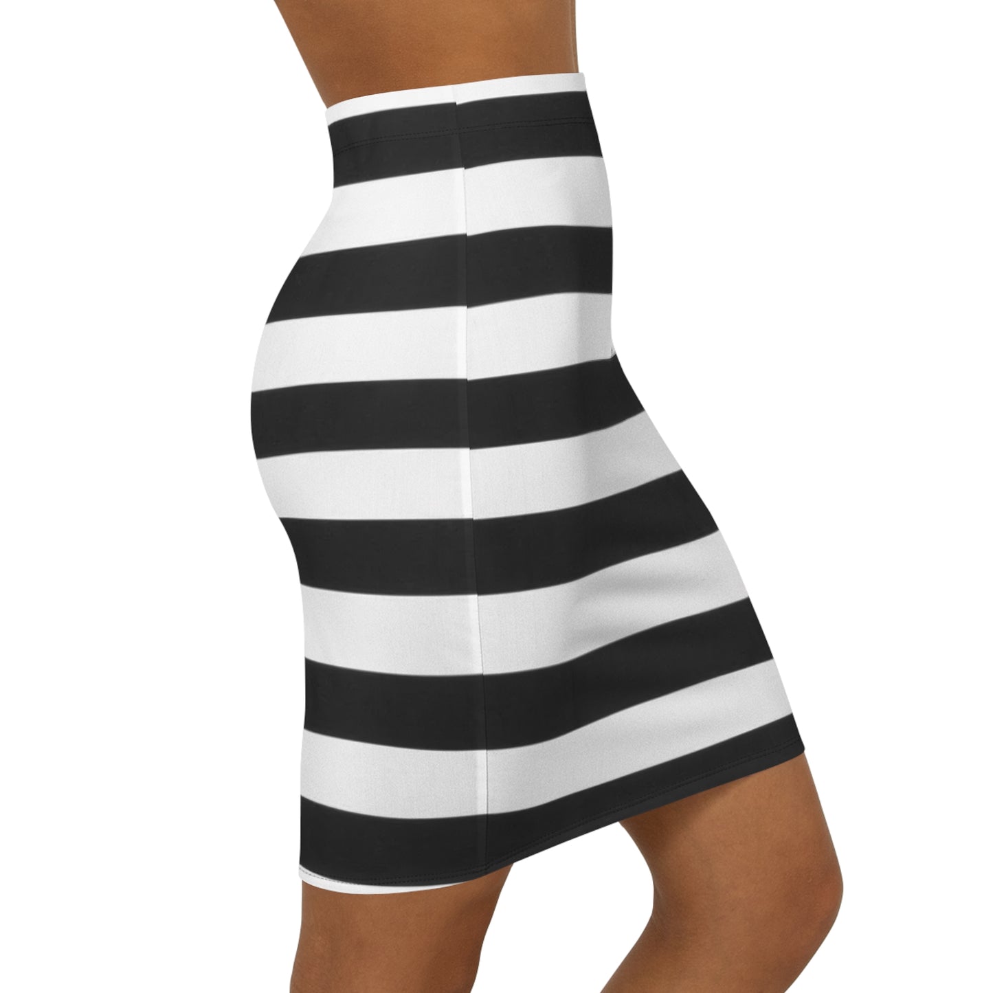 Women's Mid-Waist Pencil Skirt (AOP)
