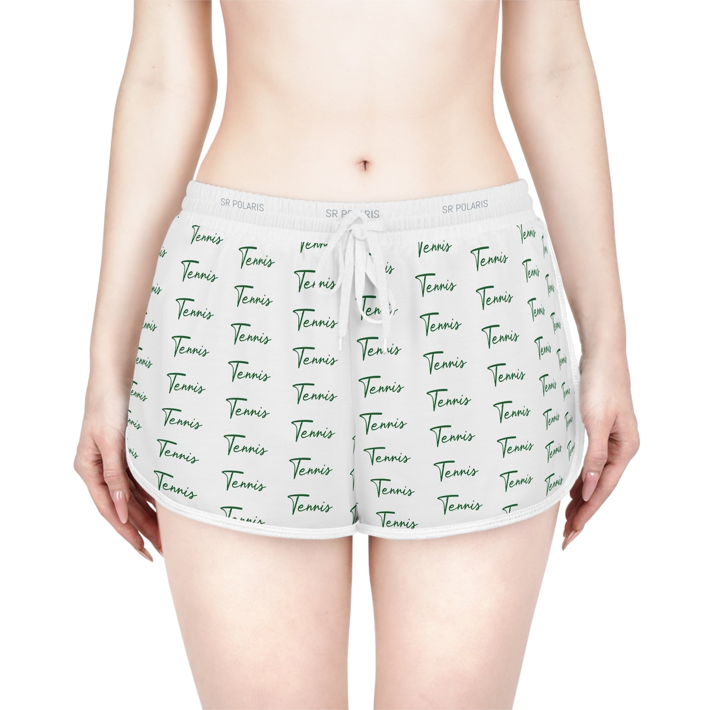 Tennis Script Pattern Shorts | Relaxed Shorts