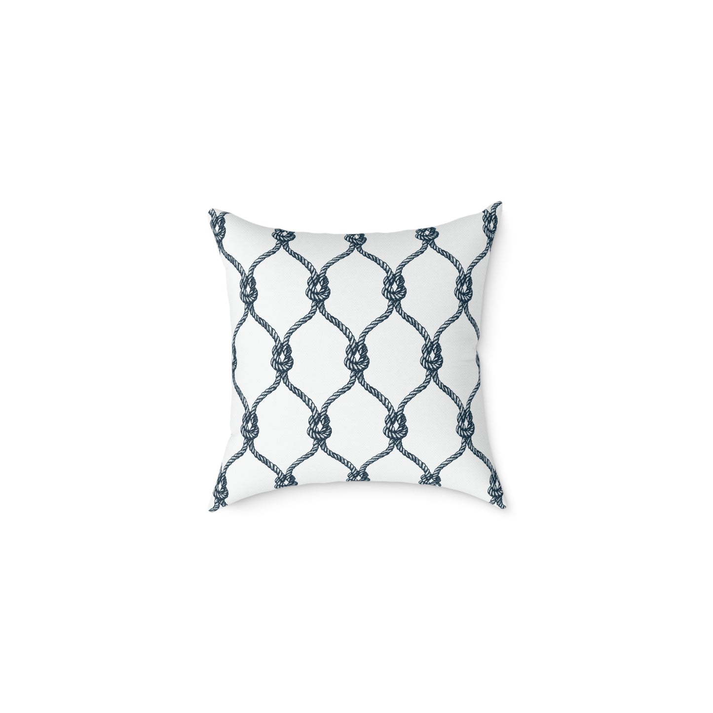 Coastal Collection square poly canvas pillow | nautical sailboat coastal decor