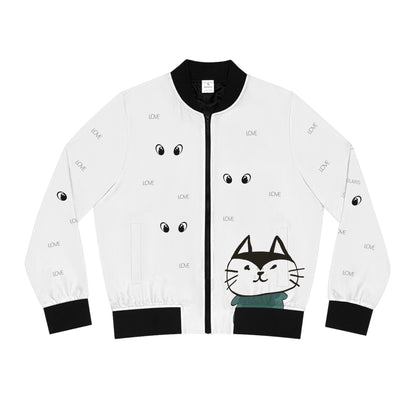 Cat  Bomber Jacket