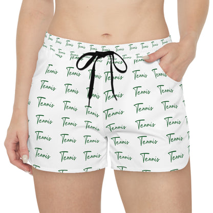 Women's Casual Tennis Logo Shorts