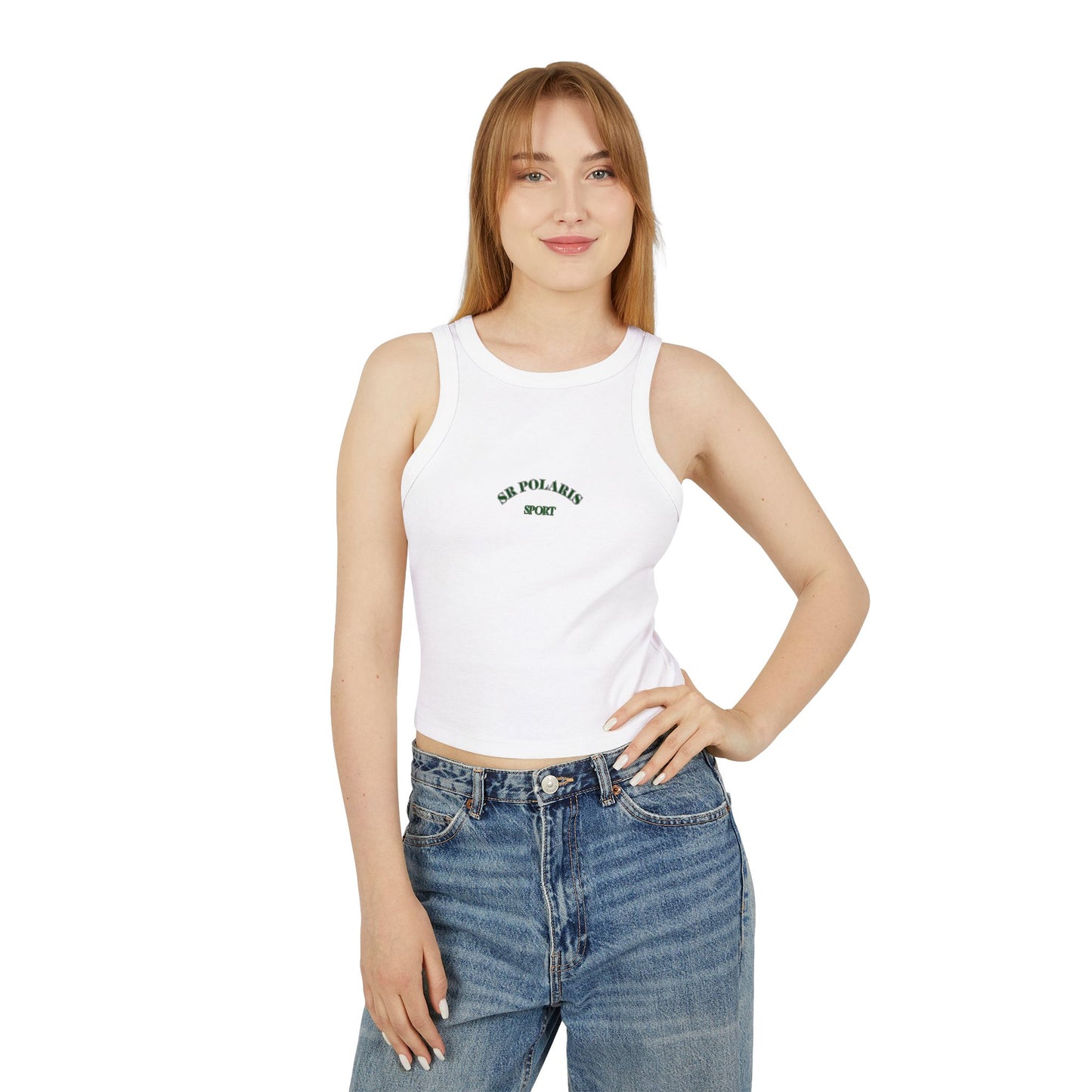 SR Polaris Sport tank top | minimalist arched logo