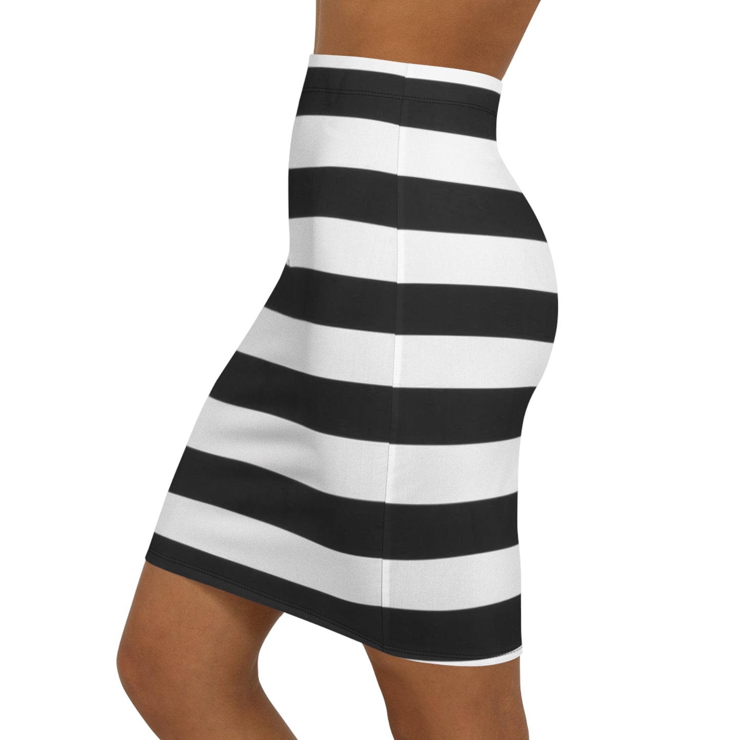 Women's Mid-Waist Pencil Skirt (AOP)