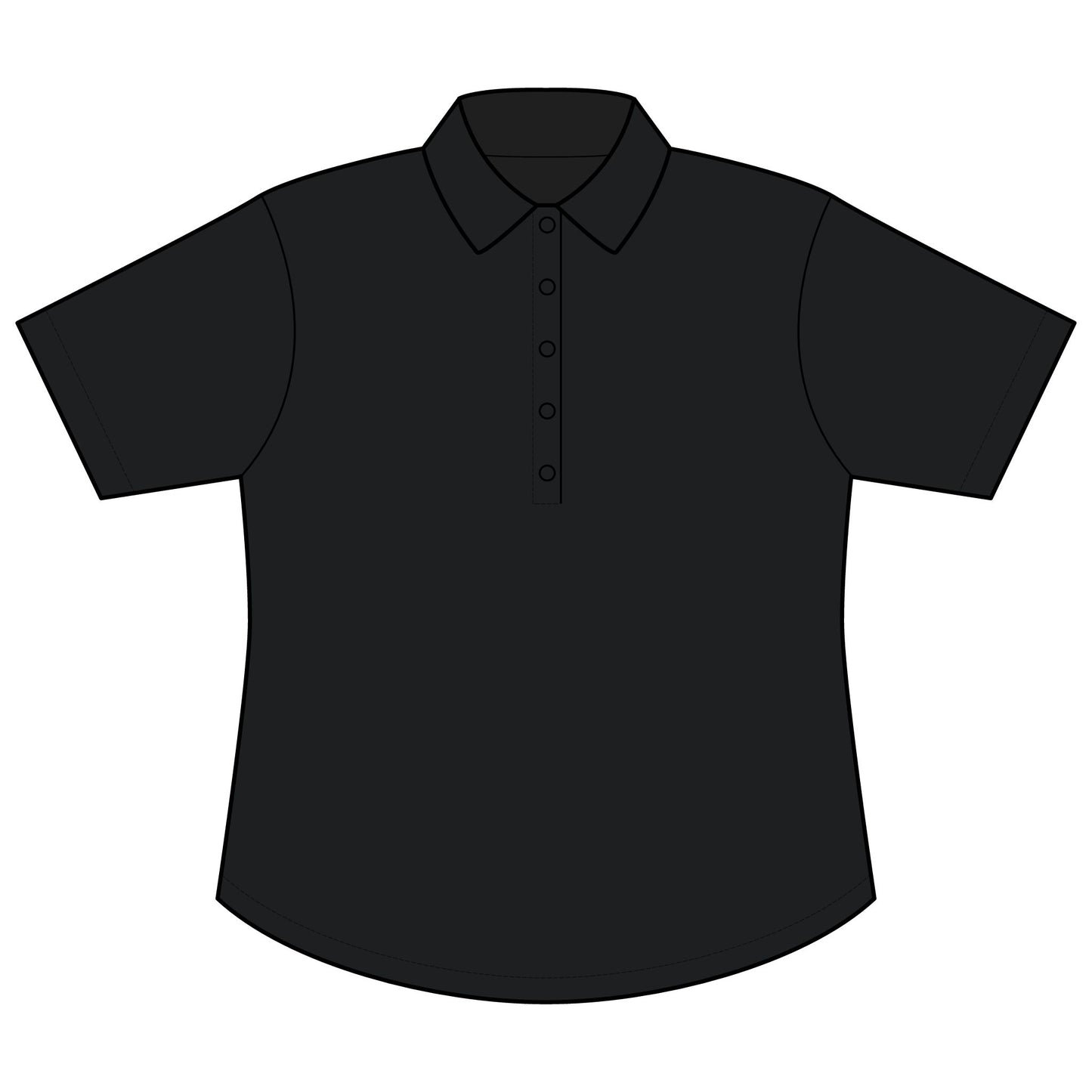 Crossed Golf Clubs Polo Shirt | Women's Short Sleeve Performance Polo