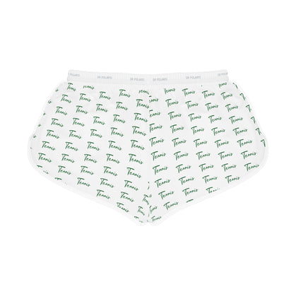 Tennis Script Pattern Shorts | Relaxed Shorts