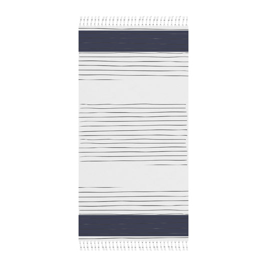 Striped Boho Beach Towel | Lightweight Turkish Peshtemal