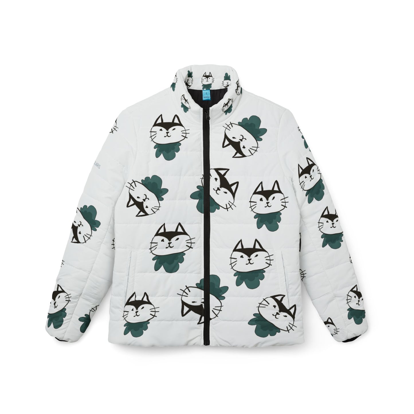 Lightweight Puffer Jacket | Cat Design by SR Polaris