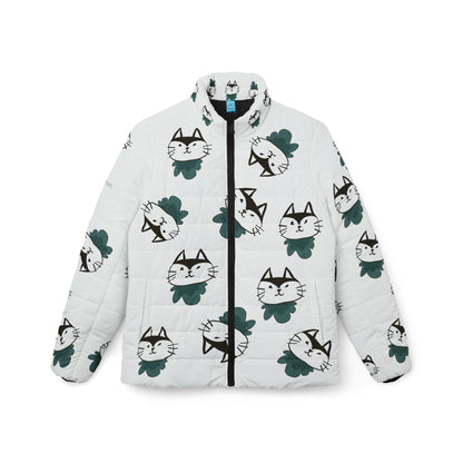 Lightweight Puffer Jacket | Cat Design by SR Polaris
