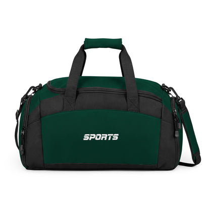 Sports Gym Bag | Black Duffle, Workout Carryall
