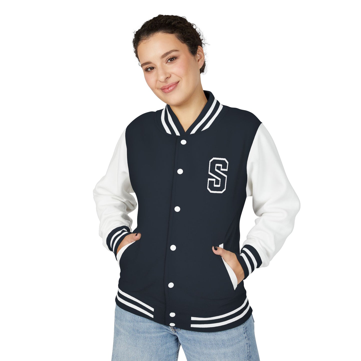 Minimalist Letterman Jacket