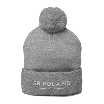 Pom-Pom Knit Cap (Embroidery)