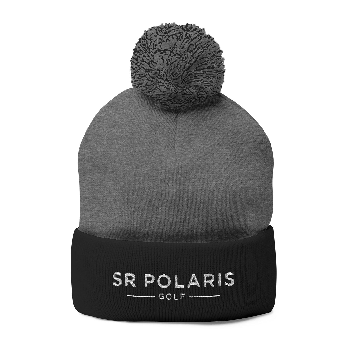 Pom-Pom Knit Cap (Embroidery)