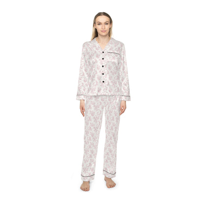 Women's Satin Pajamas (AOP)