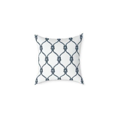 Coastal Collection square poly canvas pillow | nautical sailboat coastal decor