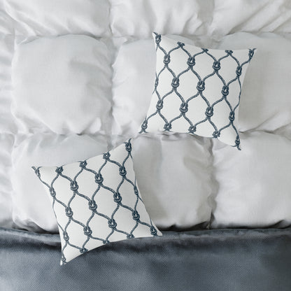 Coastal Collection square poly canvas pillow | nautical sailboat coastal decor