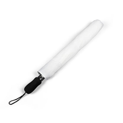 White Golf Collection Semi-Automatic Foldable Umbrella By SR Polaris Golf
