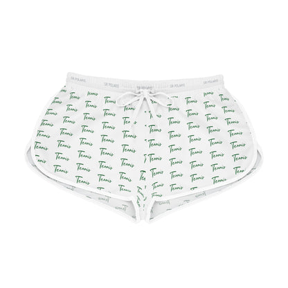 Tennis Script Pattern Shorts | Relaxed Shorts