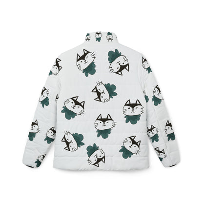 Lightweight Puffer Jacket | Cat Design by SR Polaris