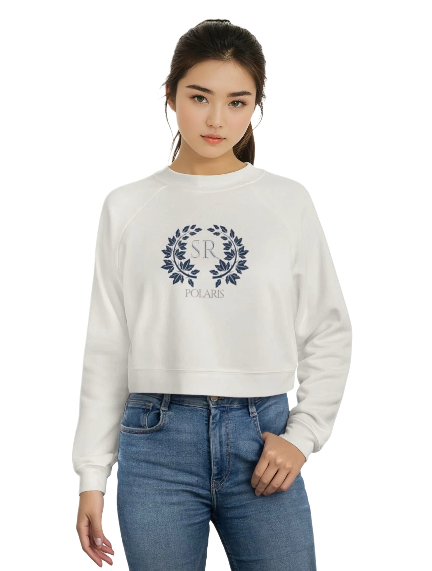 Women’s Cropped Fleece Pullover  by SR Polaris