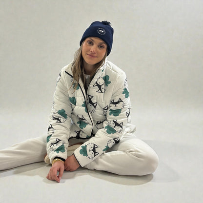 Lightweight Puffer Jacket | Cat Design by SR Polaris
