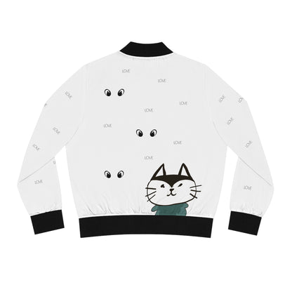 Cat  Bomber Jacket