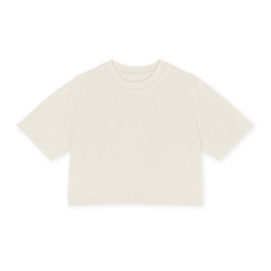 Women's Heavy Faded Crop Tee