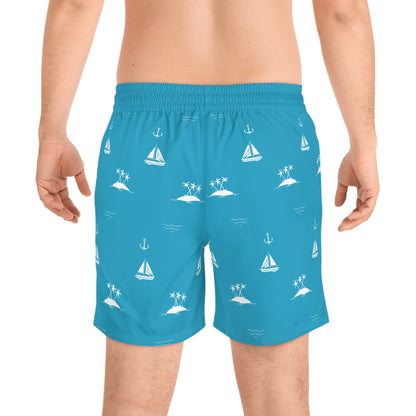 Men's Mid-Length Swim Shorts (AOP)