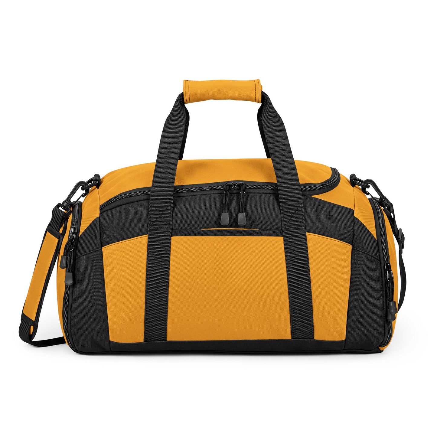 Yellow Black Sports Gym Bag | Duffel Travel Workout Bag