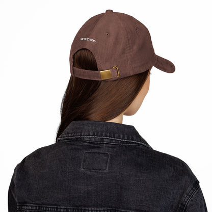 Minimal Golf Embroidery Cap | Corduroy Baseball Hat
