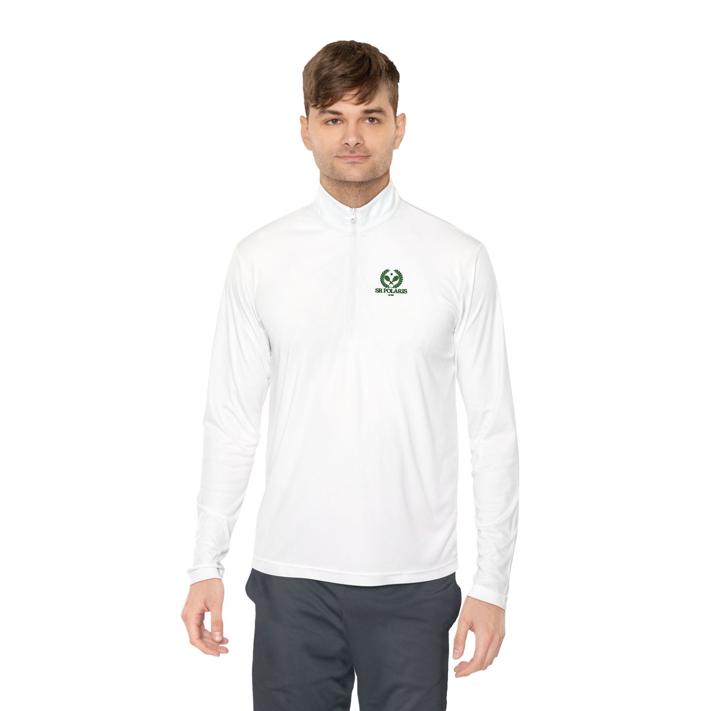 Unisex Quarter-Zip Pullover - Tennis Collection I Women's Oversize Long-Sleeve I Men's Regular