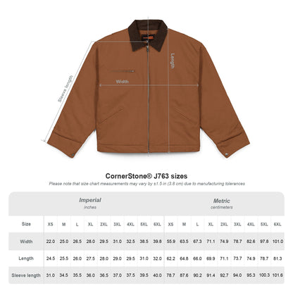 Horse Logo Jacket | Work Jacket, Navy Cotton Duck