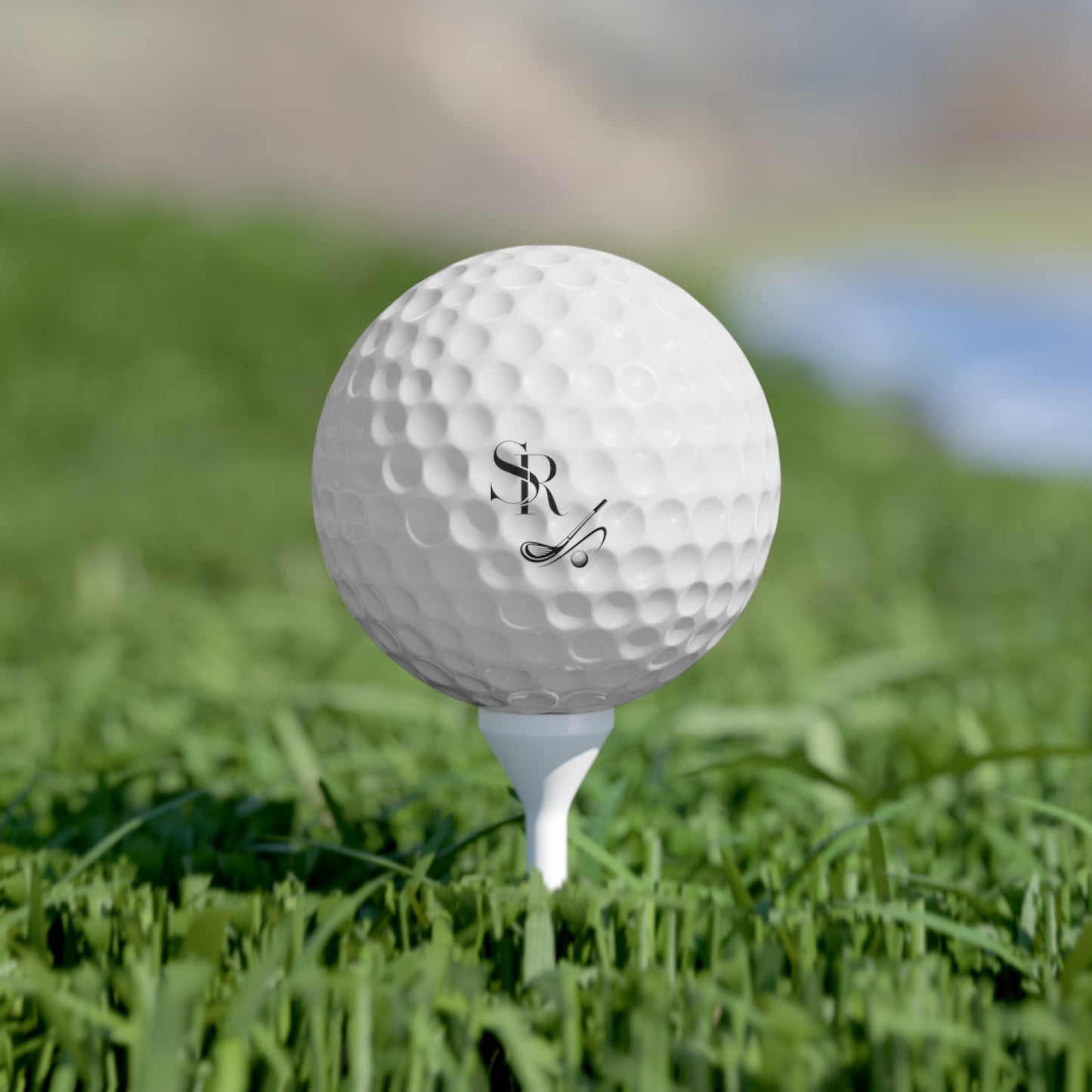 Golf Balls, 6pcs | Branded Practice Balls a Perfect Gift Designed by SR Polaris