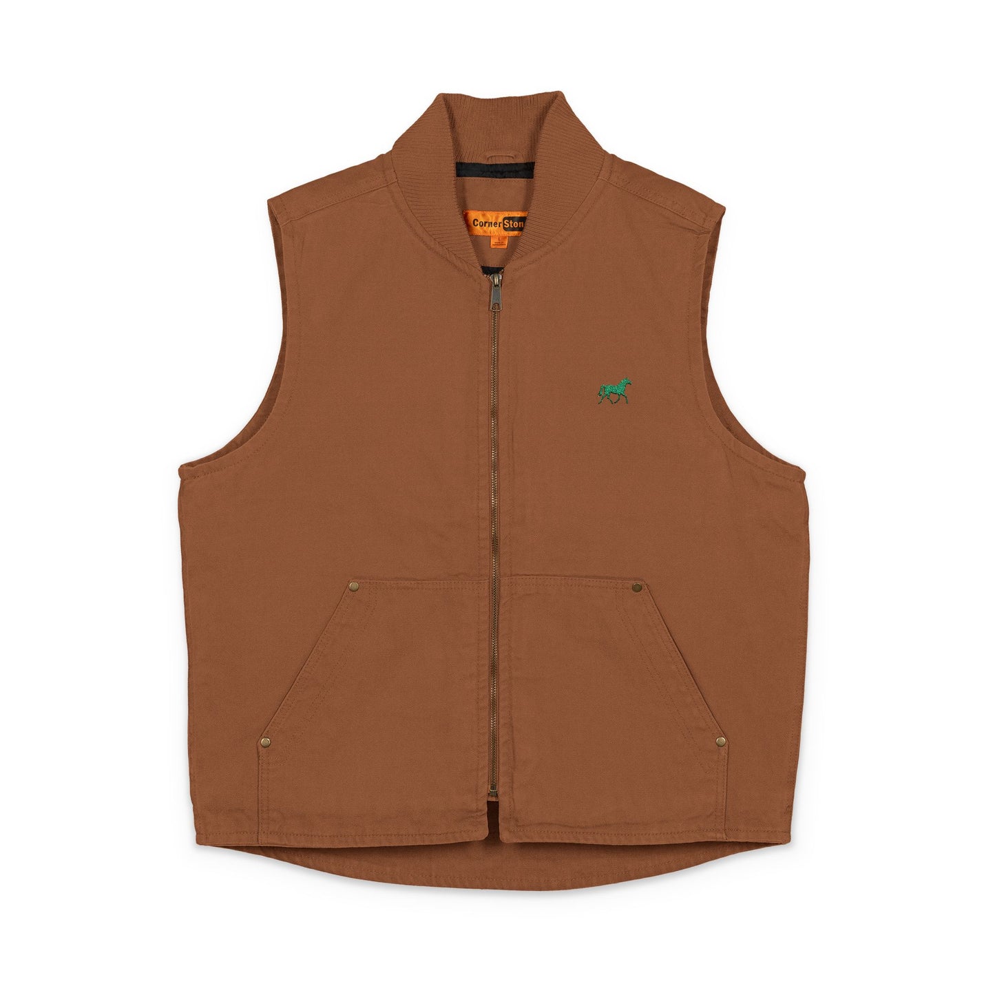 CornerStone® Unisex Washed Duck Cloth Vest (Embroidery)