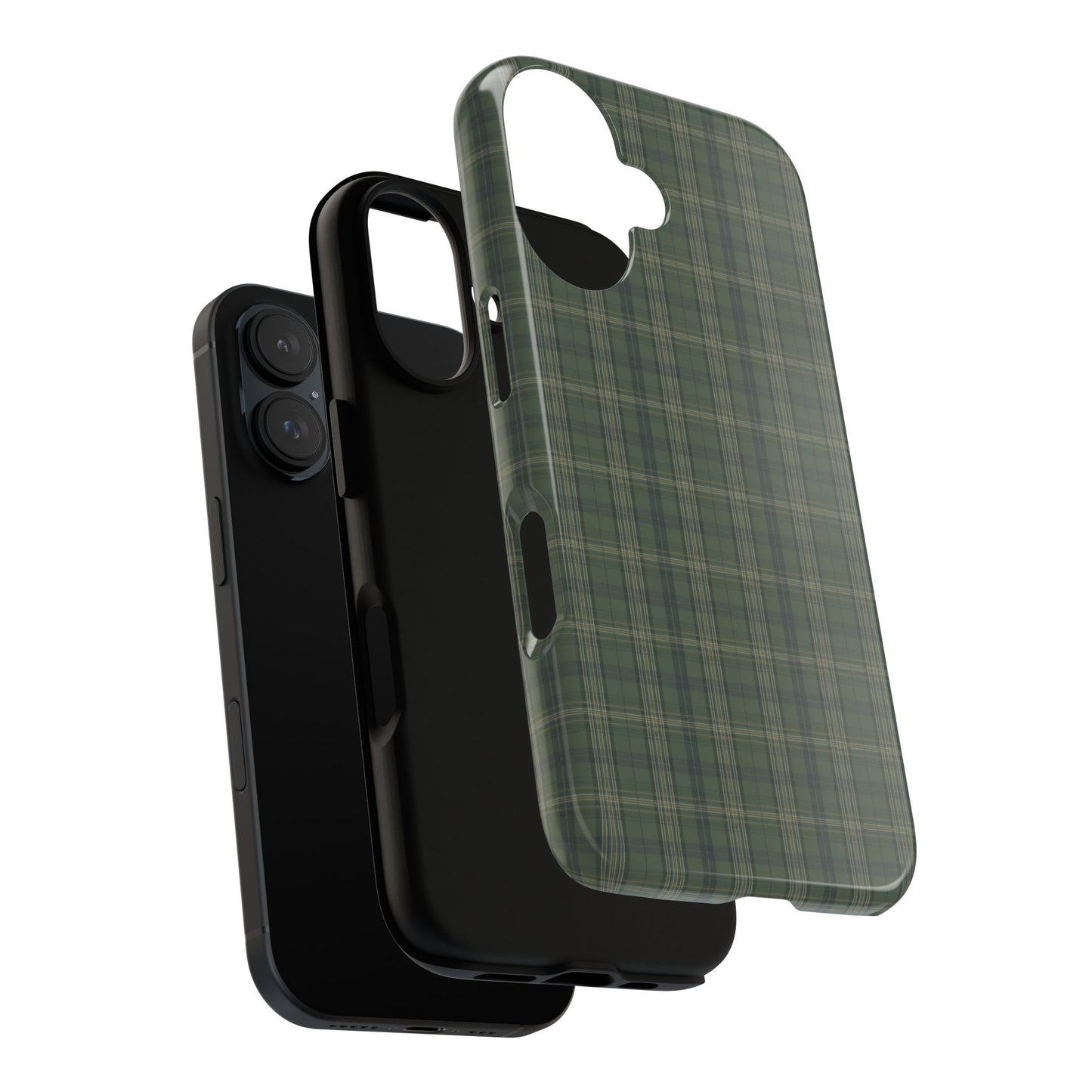 Green Tartan Plaid Phone Case | Tough Protective Phone Case