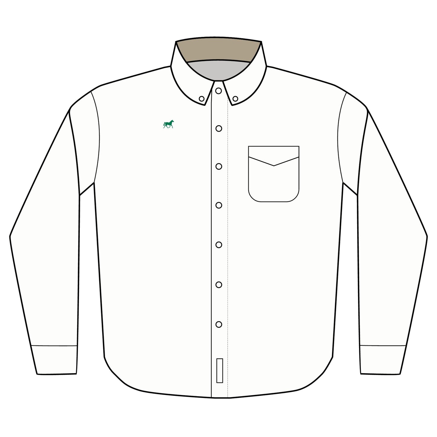 Embroidery Design Long Sleeve Shirt | unisex