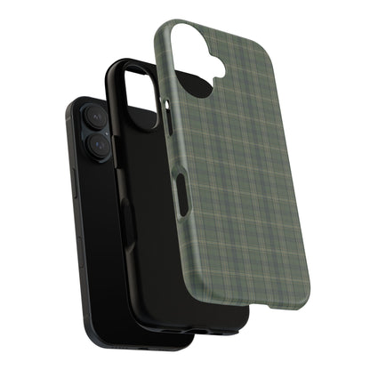 Green Tartan Plaid Phone Case | Tough Protective Phone Case
